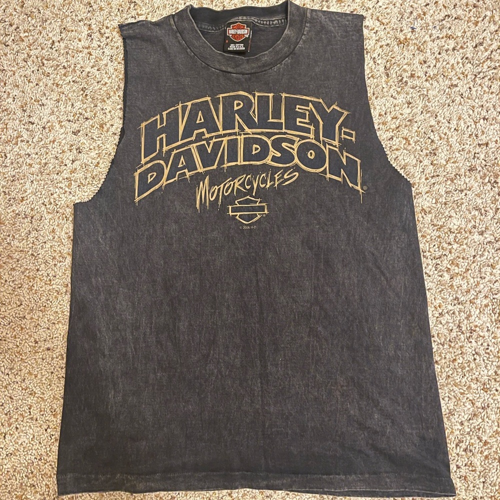 Harley-Davidson cut off tank